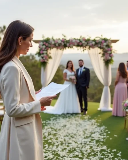 wedding planner coordinating perth ceremony and reception details