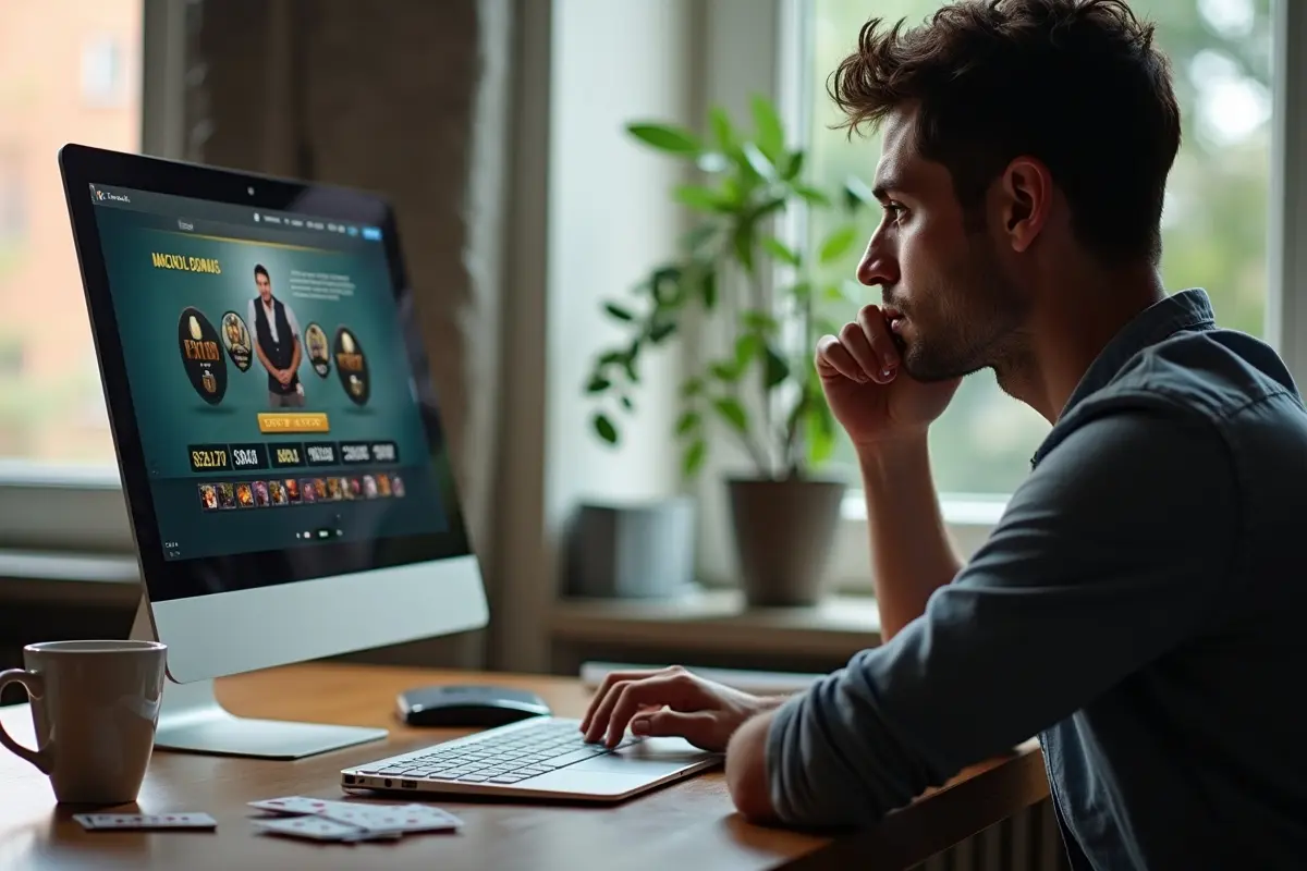 player exploring online casino bonuses for better gaming value