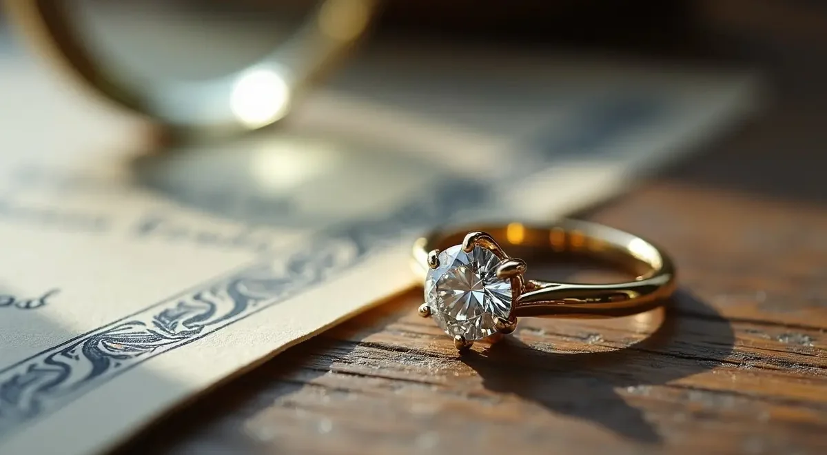 certified diamond ring inspected for quality authenticity and lasting value