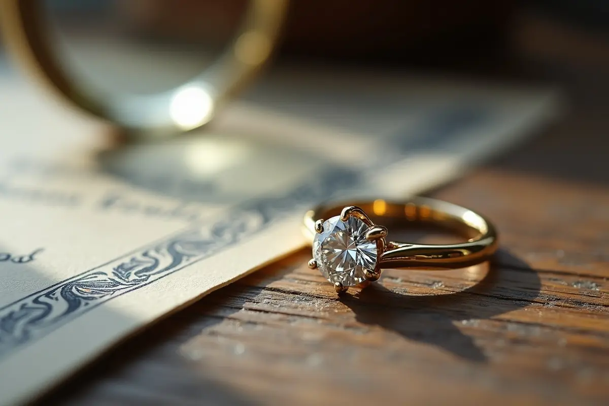 certified diamond ring inspected for quality authenticity and lasting value