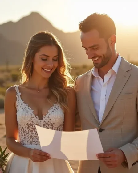 couple planning dream wedding celebration in valley of the sun
